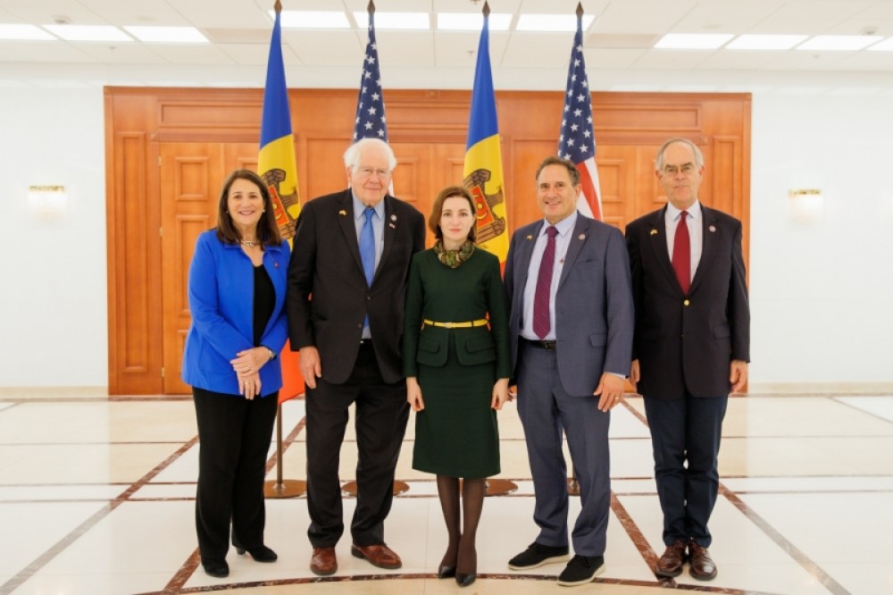 Maia Sandu s-a întâlnit cu o delegație a Congresului american